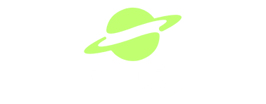White and Black Simple Planet Logo (378 x 148 px)